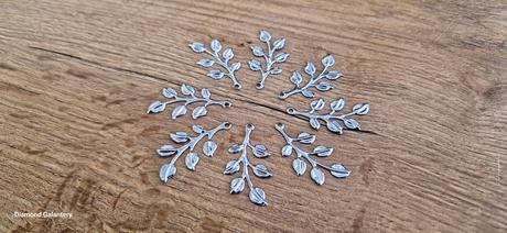 Filigrán 36 x 20 mm - strieborný,