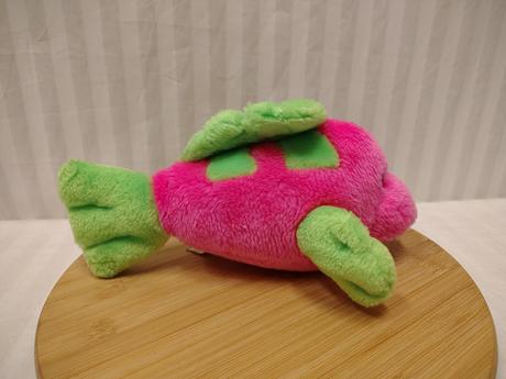 Plyšová ružovo zelená rybka, ace, 28 cm, 