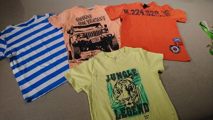 Tričká 4-8 rokov krátky rukáv, f&f,110