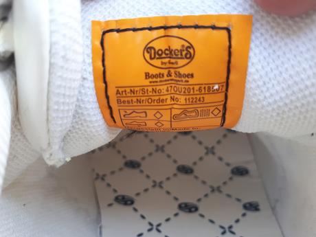 Tenisky biele dockers vel 40/41, 41