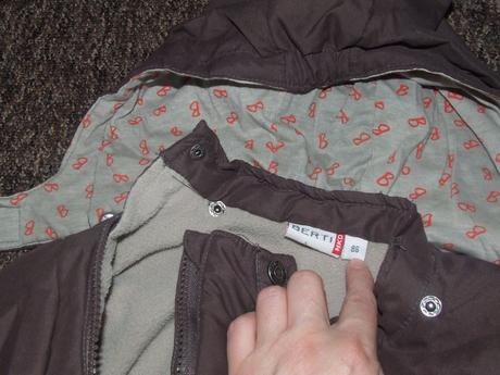Ľahučká zimná bundička, berti,86