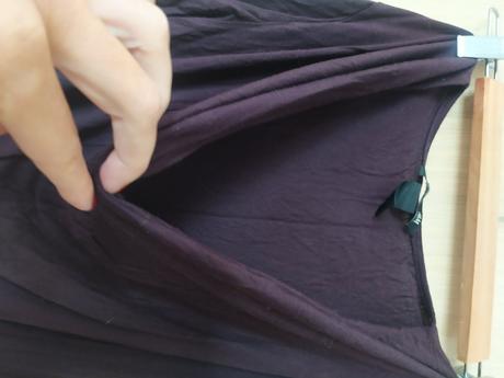 23- fialove tricko 1 x oblecene veloost s, h&m,s