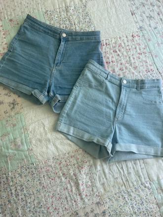 Tenke riflove kratasy, h&m,158