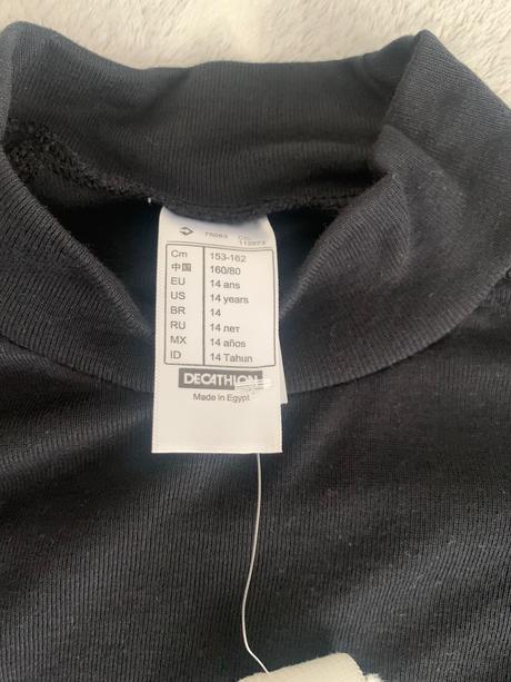 Nove tričko nátelnik, decathlon,164