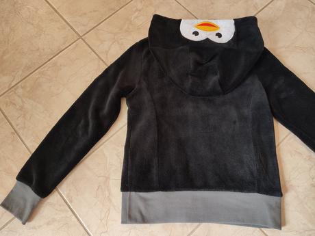 Huňatá mikina "pinguin", bonprix,146