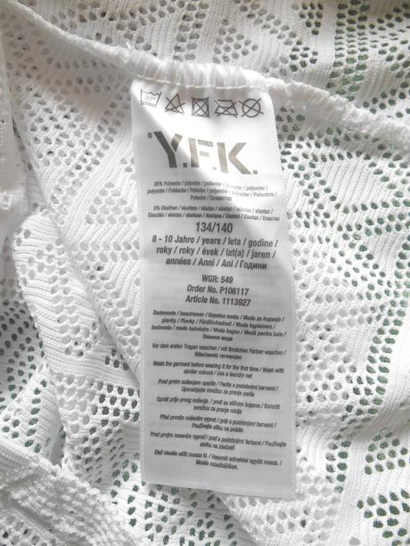 Krajkové tričko yfk na 8/10 rokov, 134