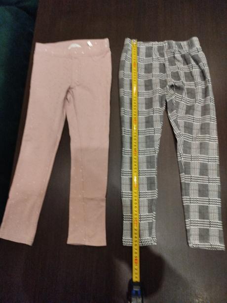 2 x leginy 134, h&m,134