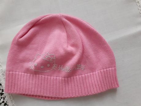 Ruzova dievcenska jesenna ciapka hello kitty, 50