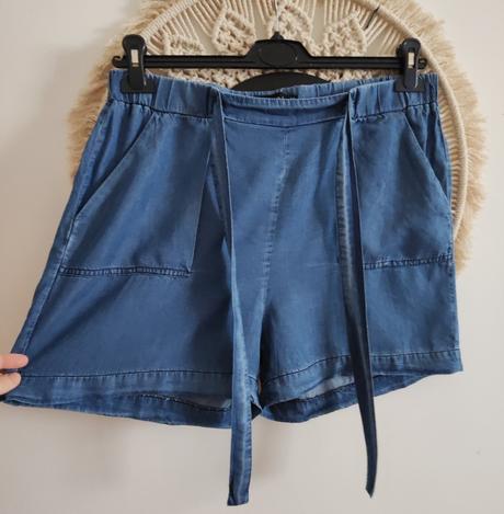 Tenké riflové šortky amisu, amisu,l