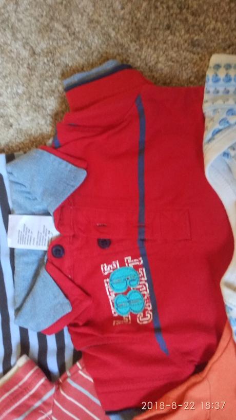 Set  5 ks body a tričká 0-3 chlapec, 62