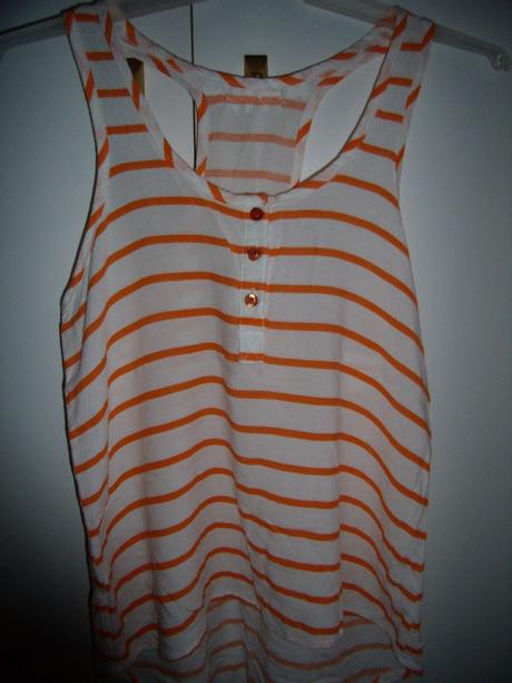 Tielko bielo oranžové, m