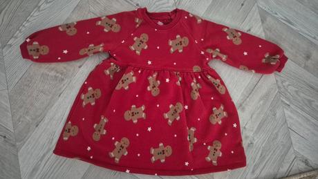 Vianočné mikinové šaty veľ.86, 86