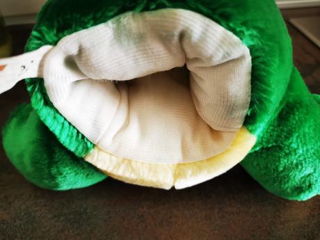 Plyšová žaba - maňuška, 