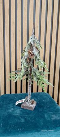 Dekorácia -stromček zasnežený - 40 cm,