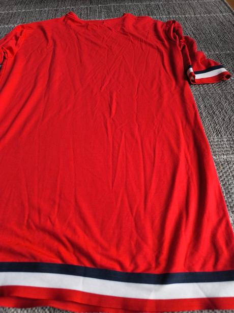 Červené midi šaty, bonprix,46