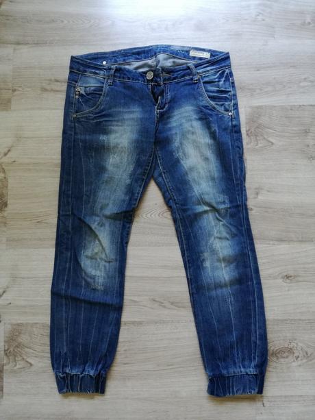 Džínsy s gumičkou, terranova,l