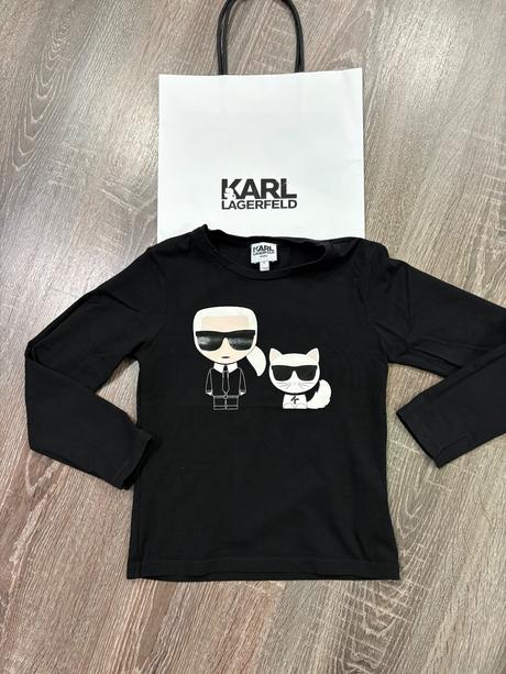 Karl lagerfeld tričko s dlhym rukavom na 6 rokov, 116