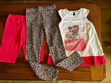 Legínky s leo zvieracím motívom, kids,122