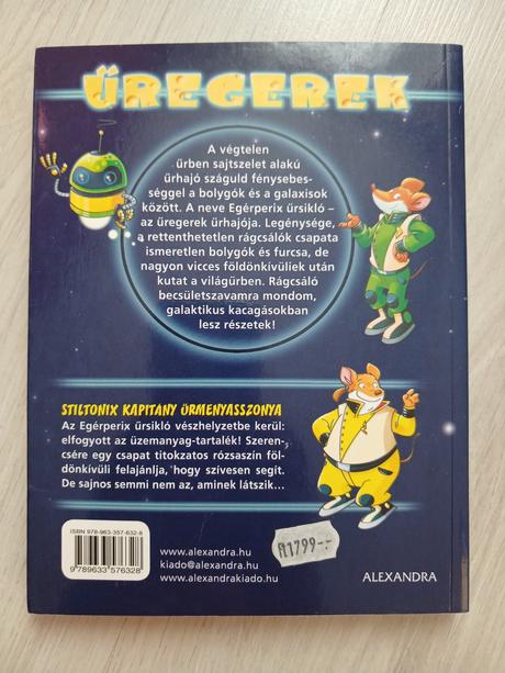 Geronimo stilton stiltonix kapitány űrmenyasszonya,