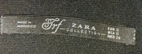 Cierne saty zara v.s, zara,s