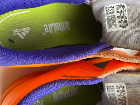 Adidas orange 26 1/2, adidas,26