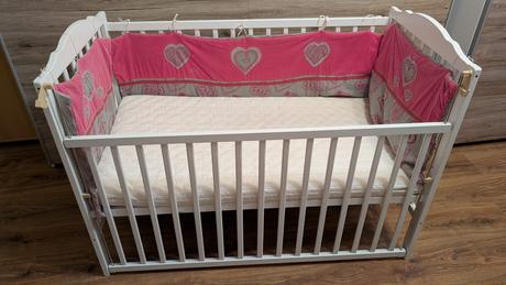 Postieľka s matracom, šírka (cm): 60,dĺžka (cm): 120
