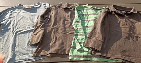 Tričká dlhý rukáv vel. 134, 122–134