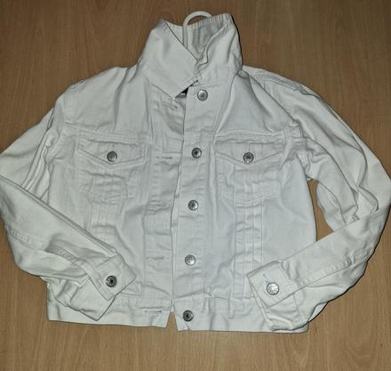 Štýlová biela riflovka druhá zdarma-134, 134