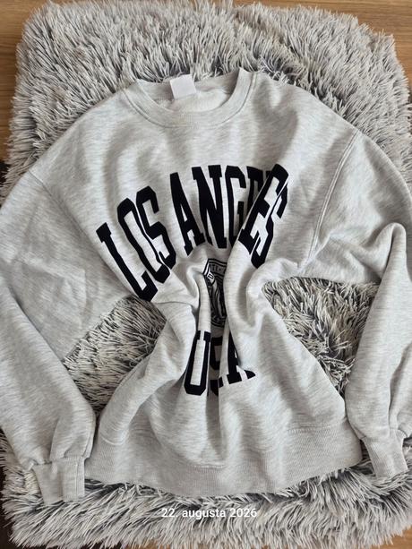 Grey sweatshirt-mikina, zara,164