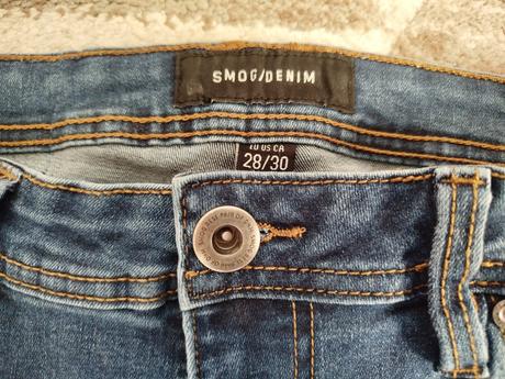 Pohodlné rifle smog - veľkosť 28/30, denim,28