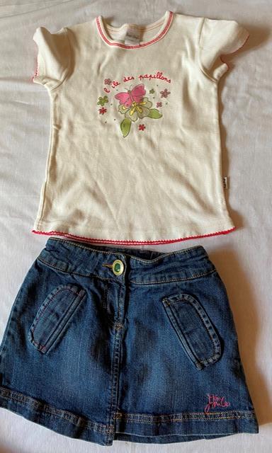 Riflová sukňa jonles v. 110/116, 110