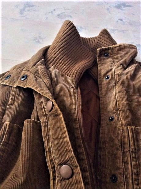 Zateplený vintage kabát xs/s, xs