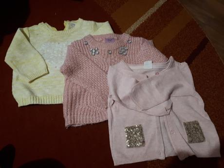 Svetríky v.6-9 mesiacov, h&m,74