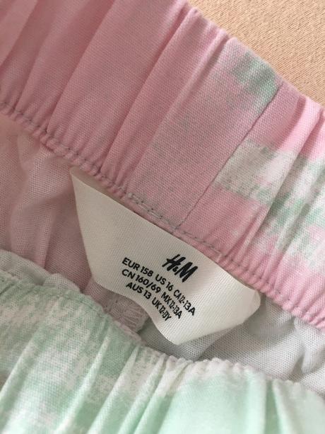 Nohavice, nenosene, h&m,158