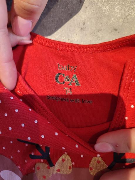 Overal +bavlnene body, 74