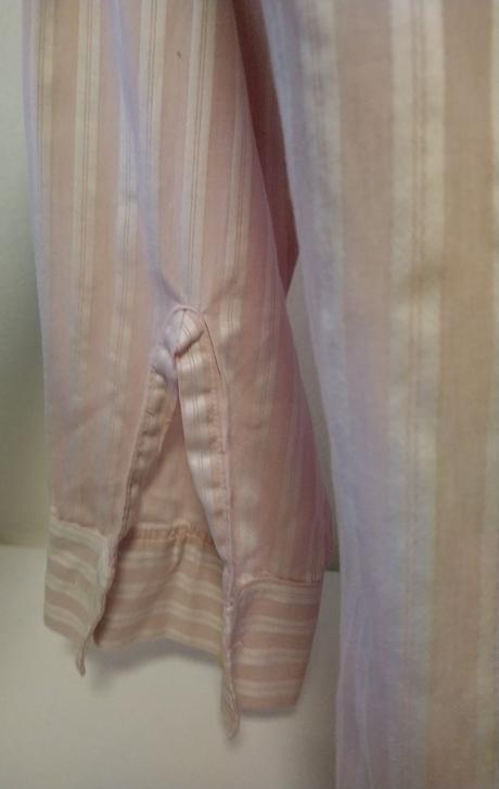 Pánska ružovo biela košeľa, kongress, l