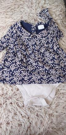 Body s dlhým rukávom ako šaty, f&f,86