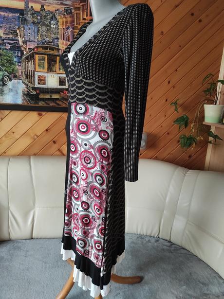 Šaty asymetrické, veľ. 38/m, 38