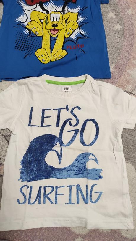 4x tričká v 3/4, f&f,104