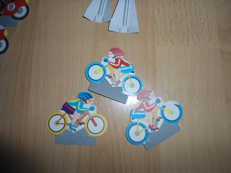 Papierove dopravne znacky, motorky, biky, 