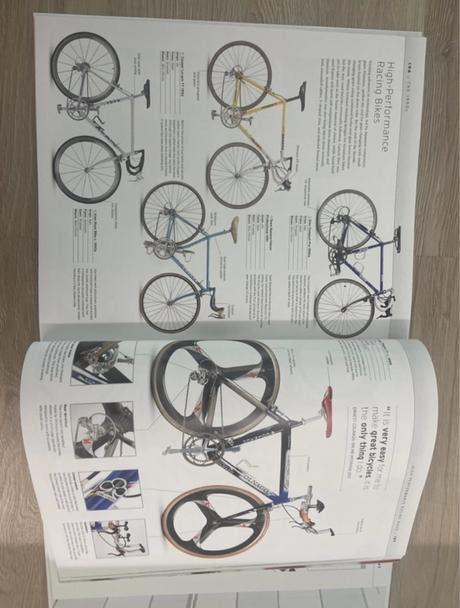 Nádherná ilustrovaná kniha bicycle,