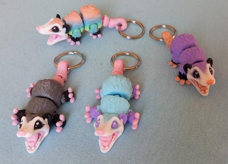 Kľúčenka z 3d vačica,