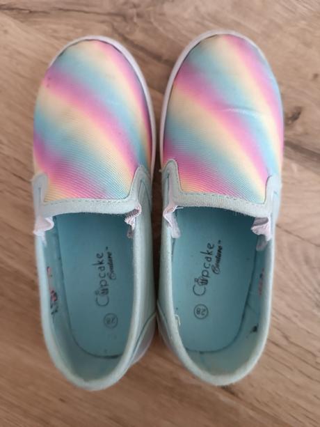 Dievčenské tenisky dúhové, cupcake,28