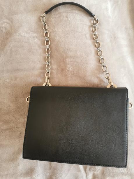 Kožená čierna kabelka guess, guess