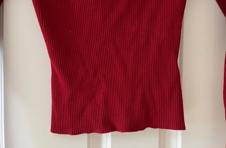 Tmavočervené tričko/svetrík, h&m, s/36, h&m,s