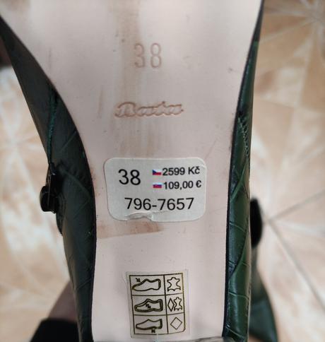 Kožené kotníkové čižmy, baťa,38