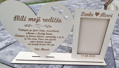 Poďakovanie pre rodičov, 