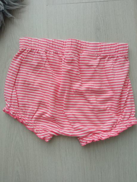 Dievčenské pásikavé šortky f&f (12-18 mes.), f&f,80