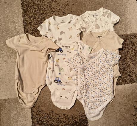 Body s krátkym rukávom, h&m,68