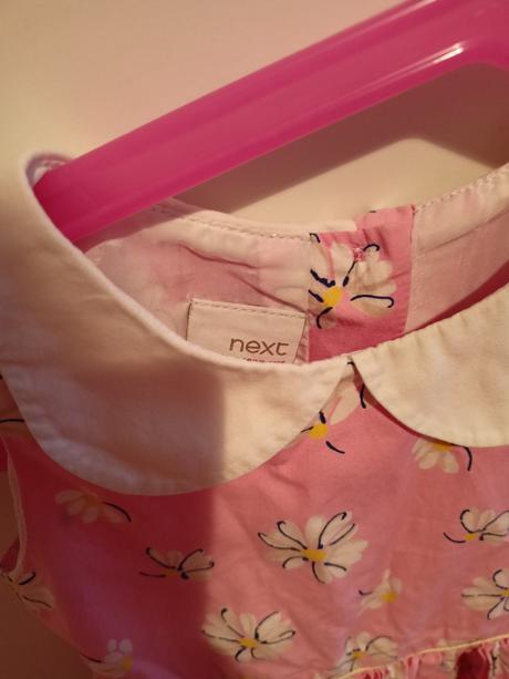 Ružové šaty 92, next,92